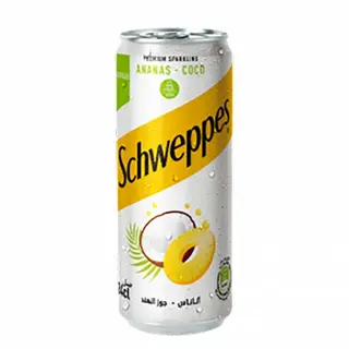 Schweppes - Ananas Coco  ( 24cl ) Canette