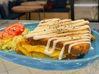 Sandwich Omelette Jambon Fumé Fromage
