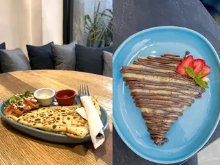 Salt & Sweet BOX : Crêpe Nutella ® + Crêpe thon fromage + 2 Sodas GRATUITS