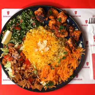 Plat cuisse de poulet/طبق فخذ دجاج مشوي