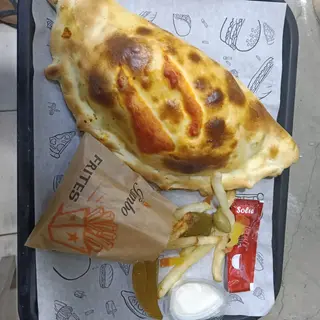 Soufflé Escalope Panée