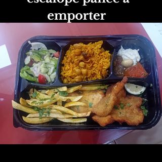 Plat Escalope Panée