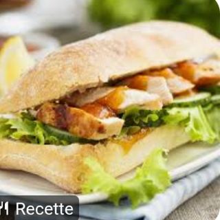 Sandwich escalope