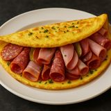 Omelette Charcuterie