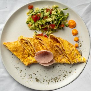 Omelette Jambon Fromage