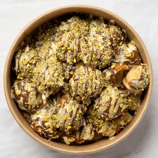 21 boules pistache chocolat noir