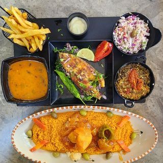 Plat Tranche poisson Ghrab grillé 