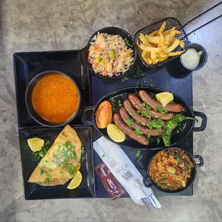 Plat Merguez ( صحن مرقاز)