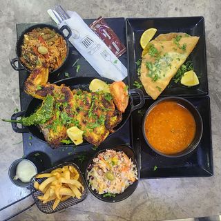 Plat ¼ Poulet Grillé ( صحن¼ دجاج مشوي)