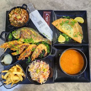 Plat Grillade Mixte Fruit De Mer (صحن مشوي غلال البحر )