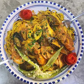 Makrouna fruits de mer