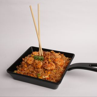 Riz Sauté À La Sauce Soja - Crevettes