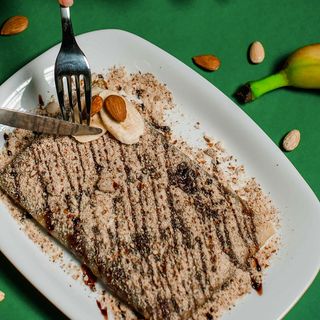 Crêpe "Chocolat The Capitol" Chocolat & Banane & Amandes