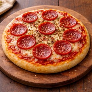 4 Mini pizza marguerite, thon , escalope ,pepperoni