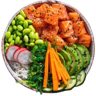 Poke bowl saumon