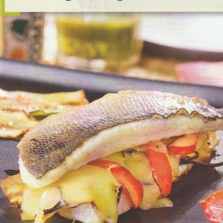 Mille Feuille de loup a la boutarge