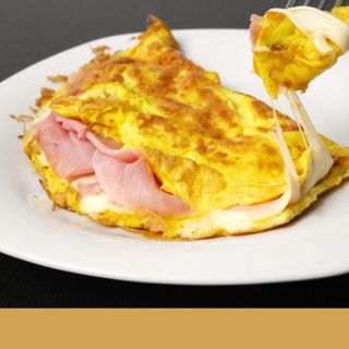 Omlette jambon fromage