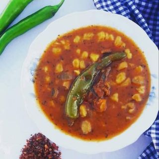 Hlelem au merguez mselli