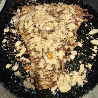 Crêpes nutella amande