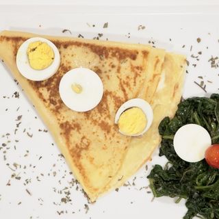 Crêpe Thon Fromage Épinard & Œuf