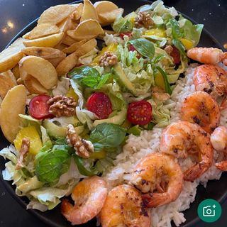 Plat Crevettes Sauté