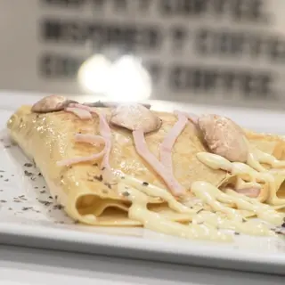 Crêpe Jambon Fromage Champignons