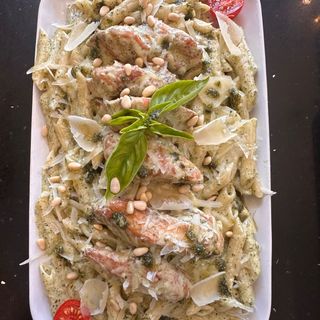 Poulet pesto pasta