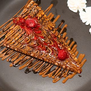 Crêpe Framboise Nutella Pistache