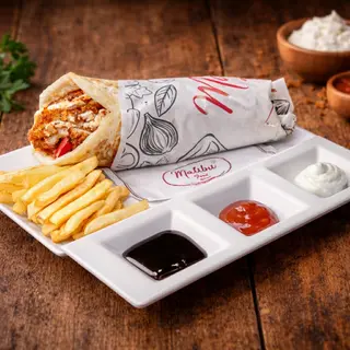 Sandwich naan cordon bleu