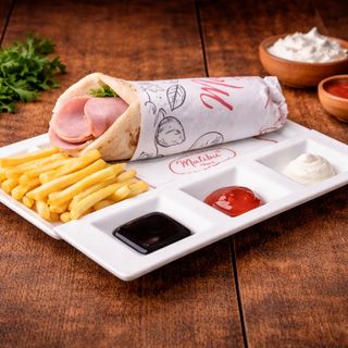 Sandwich naan jambon