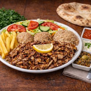 Plat chawarma dinde