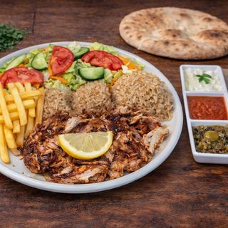 Plat chawarma poulet