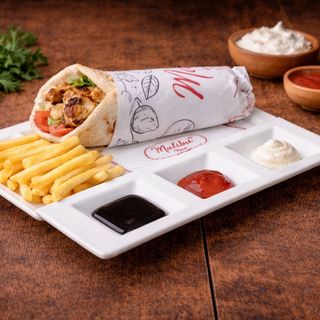 Sandwich naan escalope grillée