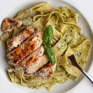 Tagliatelle Pesto Poulet