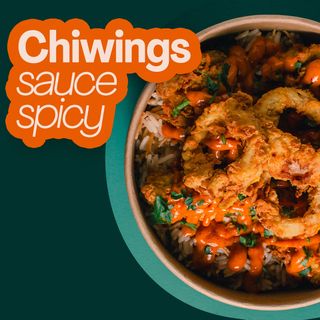 Chiwings Rice Sauce Chick'n Rice (Spicy)