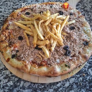 Pizza thon + frite