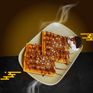 Gaufre Nutella Amandes