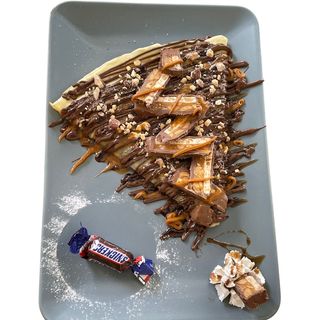 Crêpe Nutella Snickers