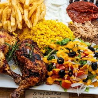 Plat. Cuisse grillé