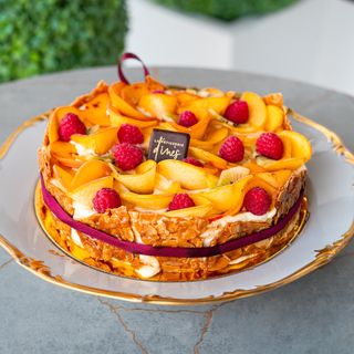 Le Crousti-Fruits 6 personnes  décor pêche kiwi