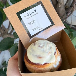 Cinnamon roll healthy protéiné