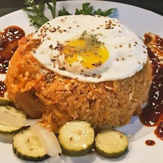 Riz Sauté Au Kim-chi