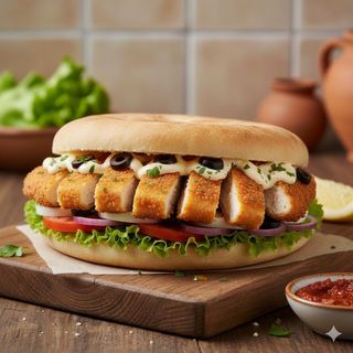 Makloub Escalope Panée