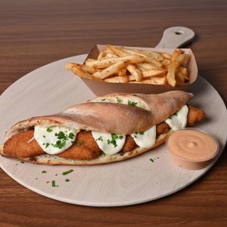 Baguette Farcie Escalope Panée