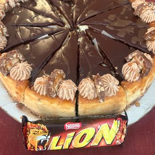Cheesecake lion