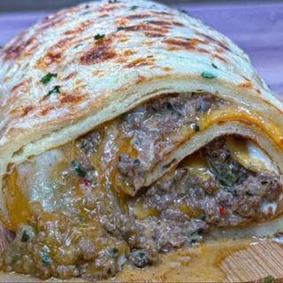 Crêpe au viande hachée