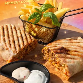 Msammen mozzarella viande hachée