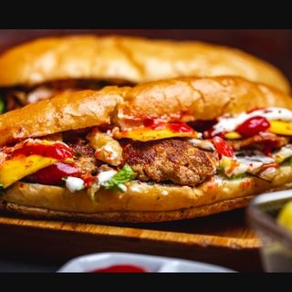 Pain spécial sandwich viande de dinde hachée