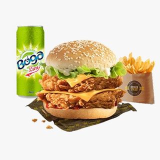 Menu burger twice