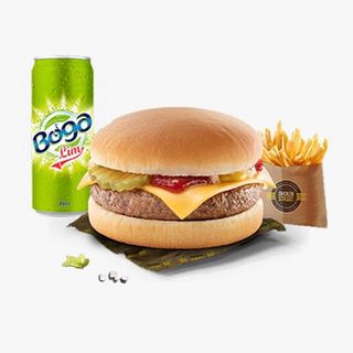 Menu burger chesse